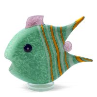 Borowski glasobject, Angelfish, mint